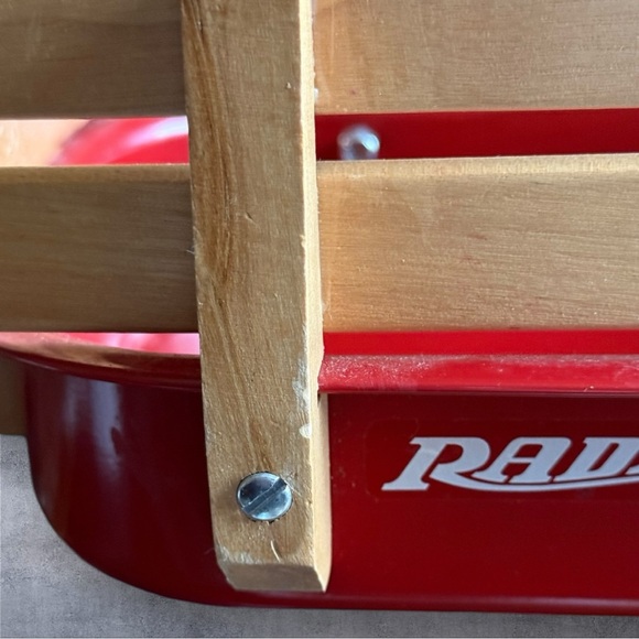 VINTAGE RADIO FLYER LITTLE WOOD WAGON - Used only for display! - Picture 8 of 8